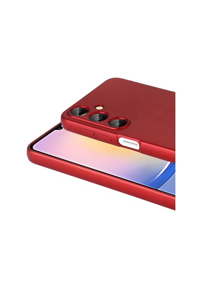Zore Galaxy Uyumlu A25 Kılıf Premier Silikon Kapak - Mürdüm Mürdüm