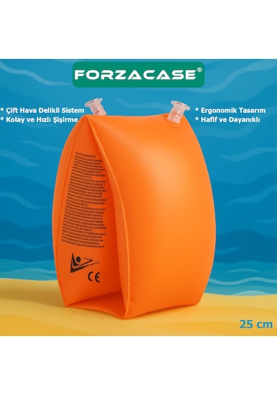 Forzacase Çocuklar için Çift Hava Delikli Şişirilebilir Yüzme Kolluk - Fc1055