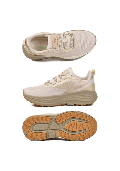 Walkway Flexion G Bej Memory Foam Unisex Spor Ayakkabı