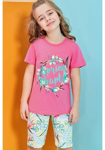 Rolypoly Roly Poly Kız Çocuk Kısa Kol Bermuda Takım (1272) (1-4 Yaş) (244026595)