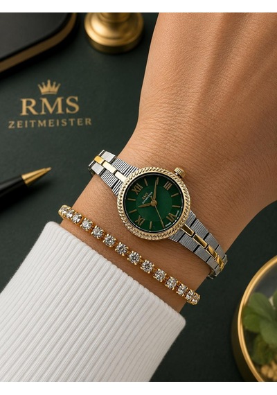 Rms Romanson Vintage Mini Kasa Özel Kordon 2 Yıl Garantili 3 Atm Kadın Kol Saati+bileklik A2239.49 Gümüş - Sarı Rms Romanson Vintage Mini Kasa Özel Kordon 2 Yıl Garantili 3 Atm Kadın Kol Saati+bileklik A2239.49 Gümüş - Sarı
