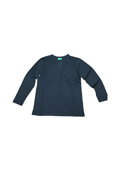 United Colors Of Benetton Bnt-b21643 Erkek Çocuk Uzun Kollu Tshirt Siyah