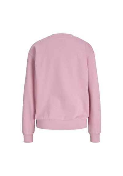 Jack & Jones Kadin Gögüs Logolu Sweatshirt - Abbie - 12223962 Orchid Smoke