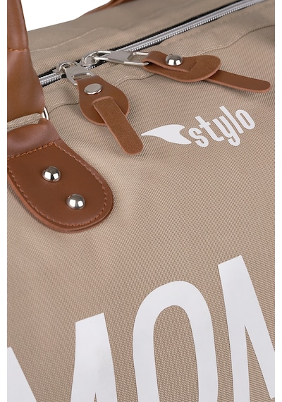 Stylo Mommy Bag USA Anne Bebek Bakım Çantası Bej