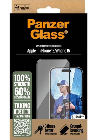 Panzerglass Apple Uyumlu iPhone 16 Uwf Ekran Koruyucu
