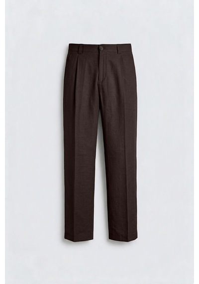 Antioch Pileli Relaxed Fit Erkek Pantolon A26y2842 Kahve
