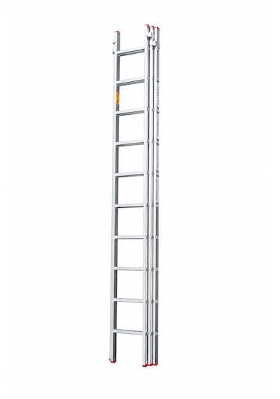 3 Parçalı Alüminyum Sürgülü Merdiven 3x6 Basamaklı Asm.09 200 Cm'ye Kadar