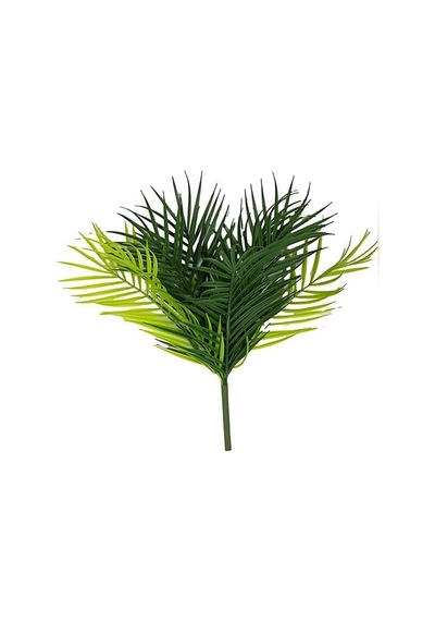 Rkmstore Yapay Çiçek Palmiye Demeti 9 Dallı Areka Yapay Bitki Salon Çiçeği 9 Yaprak 50cm Saksı Dahil Değildir Çok Renkli