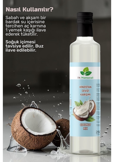Hindistan Cevizi Karışımı 250 Ml Şurup Coconut Mix