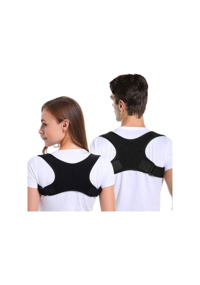 Unisex Siyah Sırtlık Posturex Dik Duruş Korsesi