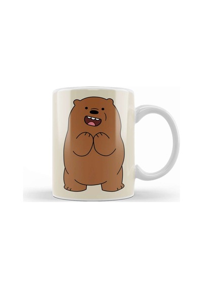 Grizzly Bear Kupa Bardak Porselen Karışık