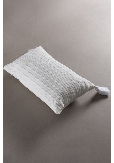 Koza Home Dolce Ekru Şönil Saç Örgü Yastık 35x55 5041