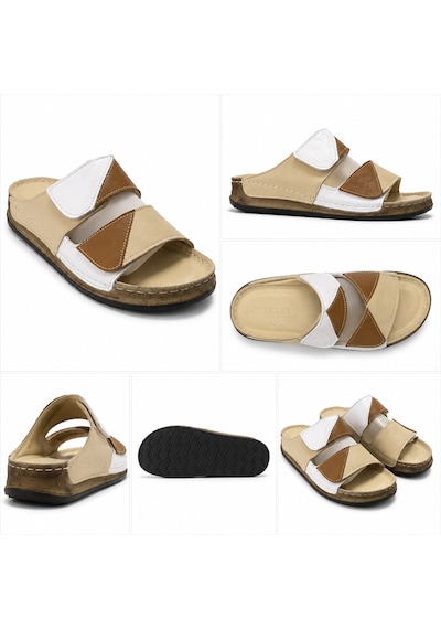 N Napa Shoe Np.305.bej Deri Terlik