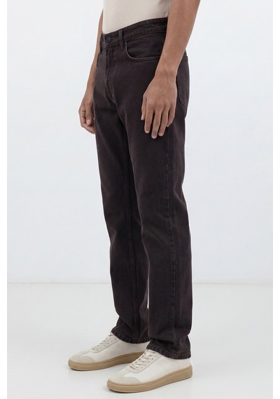 Antioch Tapered Fit Erkek Jean Koyu Kahve