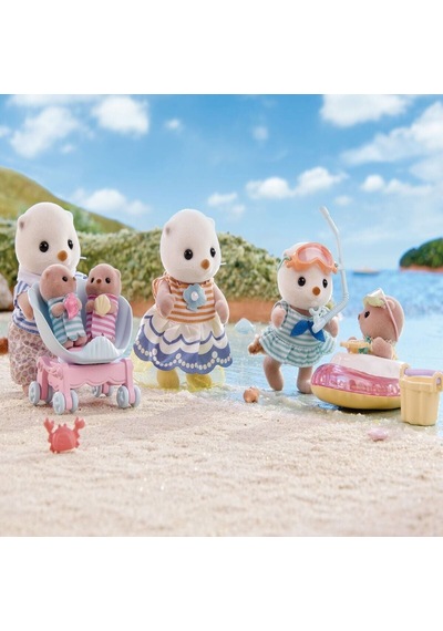 5803 Sylvanian Families Su Samuru Ailesi +3 Yaş Çok Renkli
