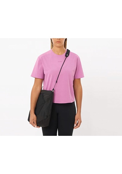 Salomon Tracklıne Ss Tee W Kadın Günlük Tişört Lc2748900 Pembe