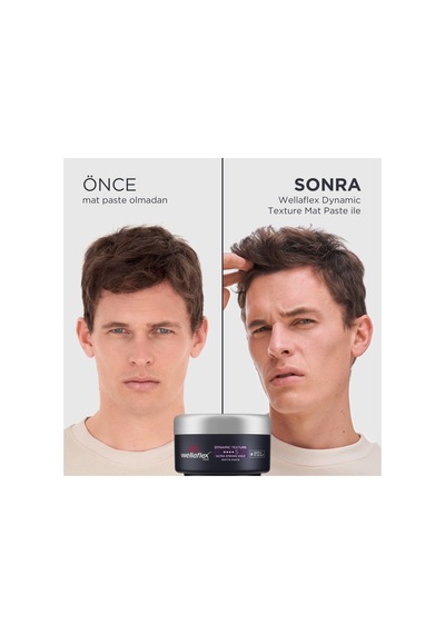 Wellaflex Men Dynamic Texture Dinamik Doku Mat Paste Ultra Strong Hold - 75 Ml