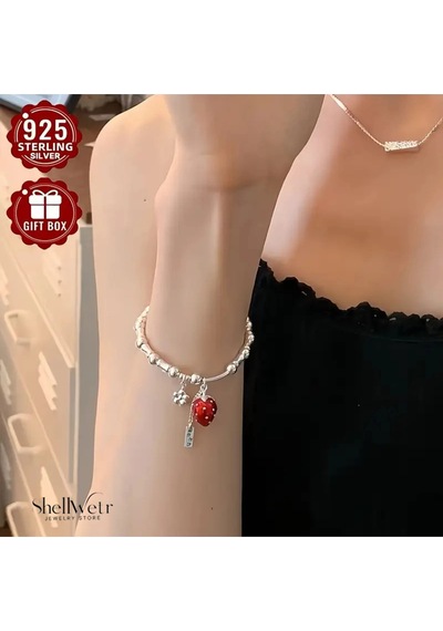Berry Bliss 925 Ayar Gümüş Kaplama Bileklik Sevdiklerinize En Özel Hediye Çok Renkli