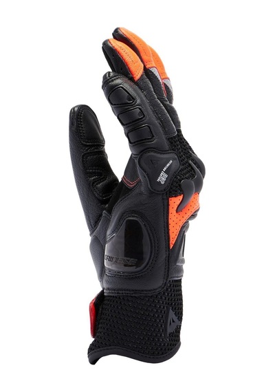 Dainese Daınese Eld/x-rıde 2 Tek Cloves Black Red Fluo Renkli