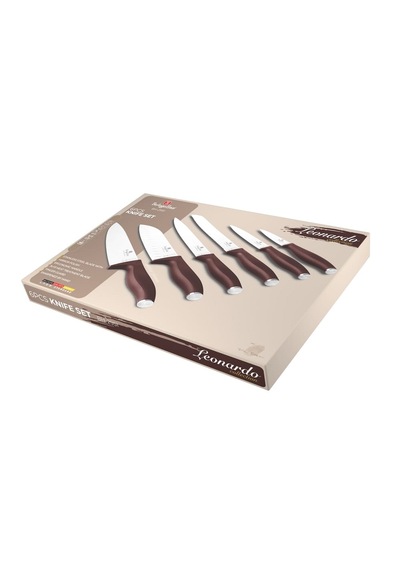 Berlınger Haus Bıçak Set 6 Parca Leonardo Bh-2951 Kahve