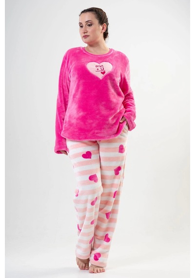 202117 Vienetta Soft&pure Pijama Kadın Fuşya