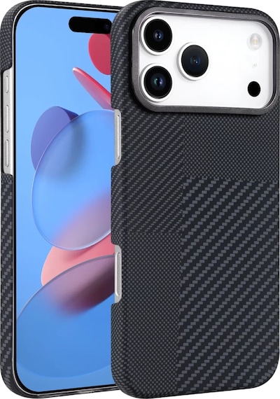 Newface Apple Apple iPhone Uyumlu  17 Pro Vega Magsafe Kapak - Siyah