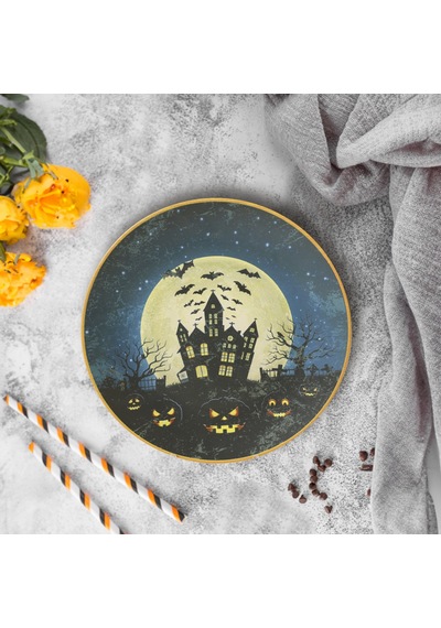 Keramika Halloween Servis Tabağı 26 Cm 22292