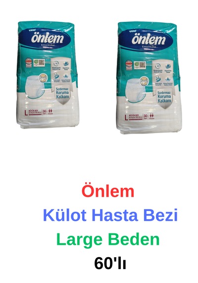 Önlem - Külot Yaşlı Yetişkin Hasta Bezi Large Beden 60'lı L