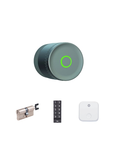 Yale Linus L2 Lite Akıllı Kilit Seti Linus, Barel Tuş Takımı Ve Wi-fi Köprüsü Gümüş