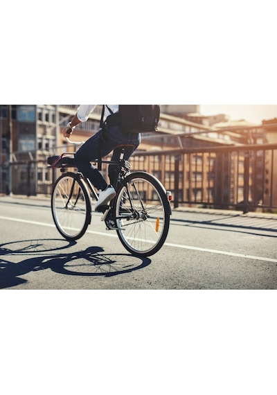 Bike And Art 22.2mm Rahat Dik Oturuş Şehir Bisikleti Gidon Ve Boğaz Takımı Gri - Gümüş