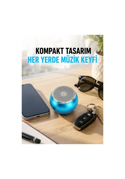 Taşınabilir Bluetooth Hoparlör Eller Serbest Arama Özellikli Yeni Nesil Çok Renkli