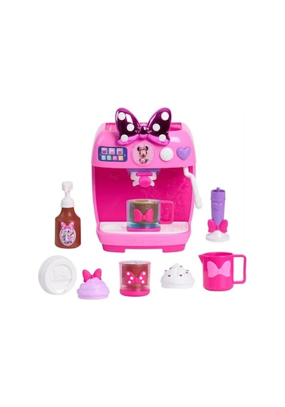Gioc-hi Prezi-osi Min-nie Mouse Sevimli 10 Parça Işıklı Ve Sesli Sihirli Barista Kahve Makinesi