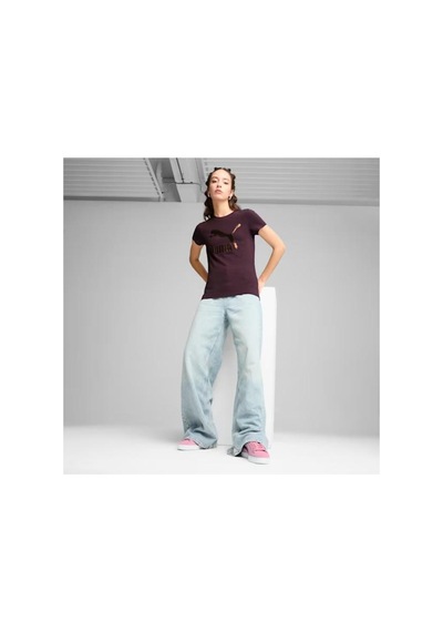 Puma Kadın T-shirt Midnight Plum Midnight Plum