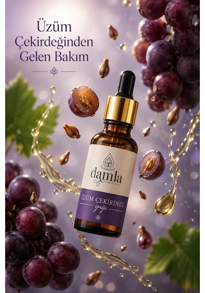 Biodamla Natural Üzüm Çekirdeği Yağı 100 Ml