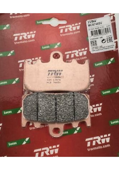 Bmw K 1200 Gt/ Rs/ S/ Abs -Trw Lucas Sinter Ön Fren Balata