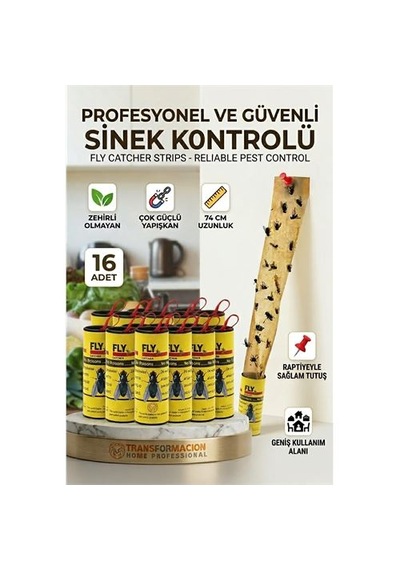 Zenvac Yapışkanlı Sinek Şeridi Sinek Kapanı 16 Adet 721534 Zenvac29