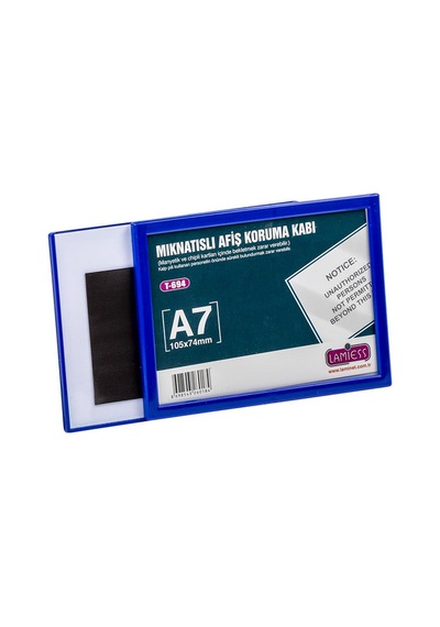 Lamiess T-694 105x74 MM Mıknatıslı Afiş Koruma Kabı 40 'lı