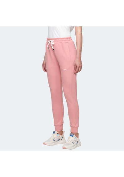Slazenger VEVA Kadın Cepli Pembe Eşofman Altı