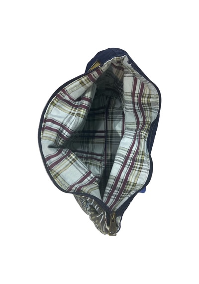 Vintage Salaş Çok Renkli Orta Boy Günlük Seyahat Gezi Omuz Çantası 36cmx34cm Bej