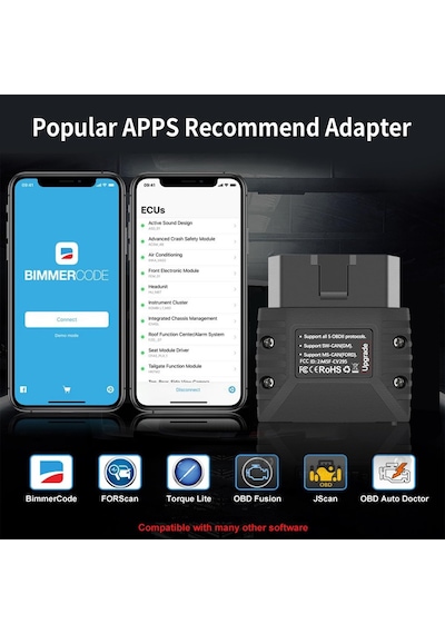 Vgate Vlinker Mc+ Bt3.0/ble4.0 Elm327 İçin Tarama Bluetooth Obd2 Araç Teşhis Ms Can Oto Aracı Android &amp İos Ve
