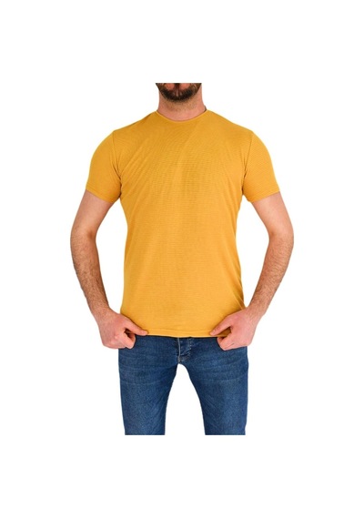 Erkek Sıfır Yaka Tişört T-383 Bgl-St01826