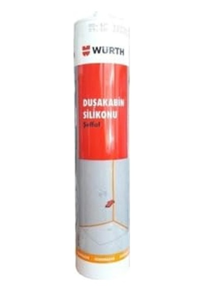 Würth Duşakabin Silikonu Şeffaf 310 Mmll