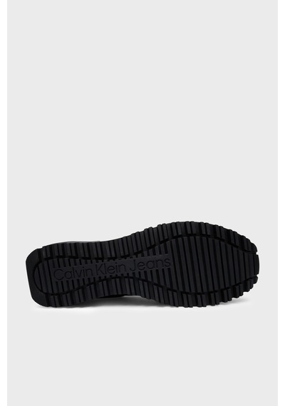 Calvin Klein Süet Detaylı Sneaker Ayakkabı Ym0ym014610gj Erkek Ayakkabı Ym0ym01461 0gj Siyah