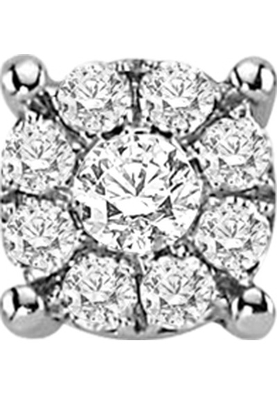 Sirius G Renk 0.60 Ct. Görünümlü Pırlanta Erkek Küpesi  0804E0117