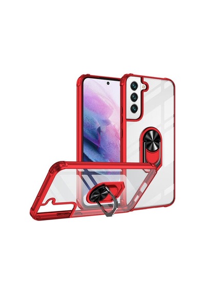 Lexroo Galaxy S22 Plus Mola Tpu Silikon Sert Pc Kılıf - Kırmızı