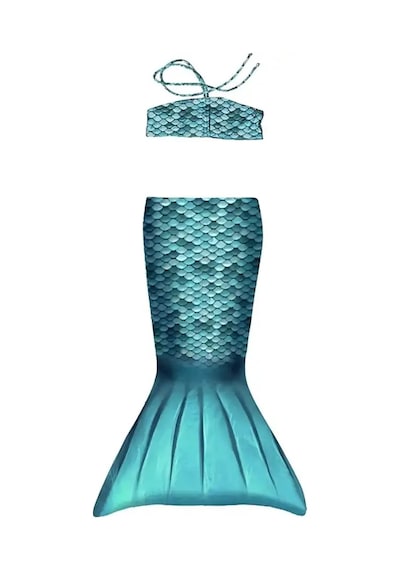 Kuaki Mermaids Turquoise 6+ Yaş Deniz Kızı 2 Li Takım Bikini Kostüm Seti - 2 Li Takım Çok Renkli Kuaki Mermaids Turquoise 6+ Yaş Deniz Kızı 2 Li Takım Bikini Kostüm Seti - 2 Li Takım Çok Renkli