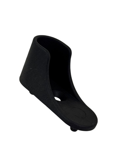 Cateksss 15x30 Oval Askı Flanşı, Boru Askı Flanşı, Çift Pimli, Plastik - Siyah - 20 Li Paket