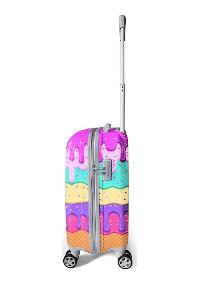 Coral High Renkli Desenli Kabin Boy Valiz 50cm 16539 Çok Renkli