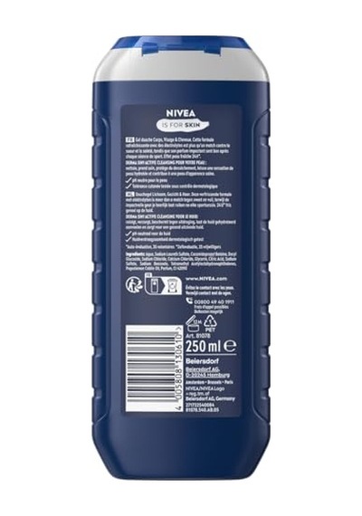 Nivea For Men Sport Duş Jeli 250ml Acai Üzümü