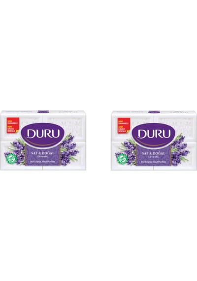 Duru Saf & Doğal Lavanta Aromalı Banyo Sabunu 4 x 150 G 2'li